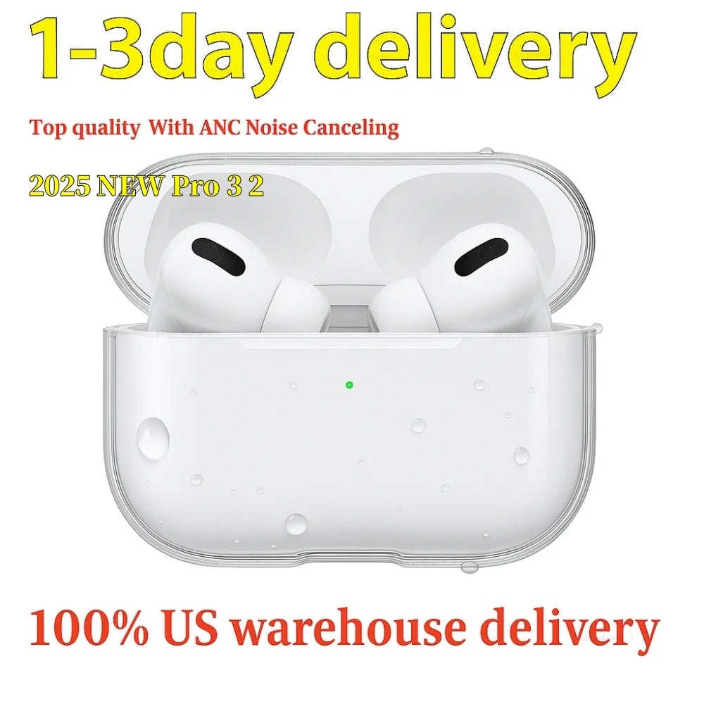 USA Stock for Apple AirPods Pro 2 Airpods pro 3 3rd Earphones Solid Silicone Cute Protective Headphone Cover airpods 4 Wireless Charging Box Shockpr