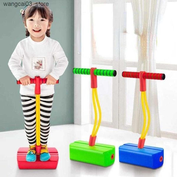 Sports Toys Kids Sports Games Toys Foam Pogo Stick Jumper Indoor Outdoor Fun Fitness Equipment Improve Bounce Sensory Toys for Boy Girl Gift
