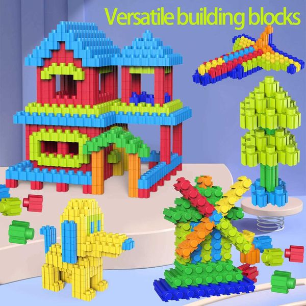 Childrens loose diamond block assembled toys providing various large particle puzzles for boys and babies aged 3 to 6 W250102