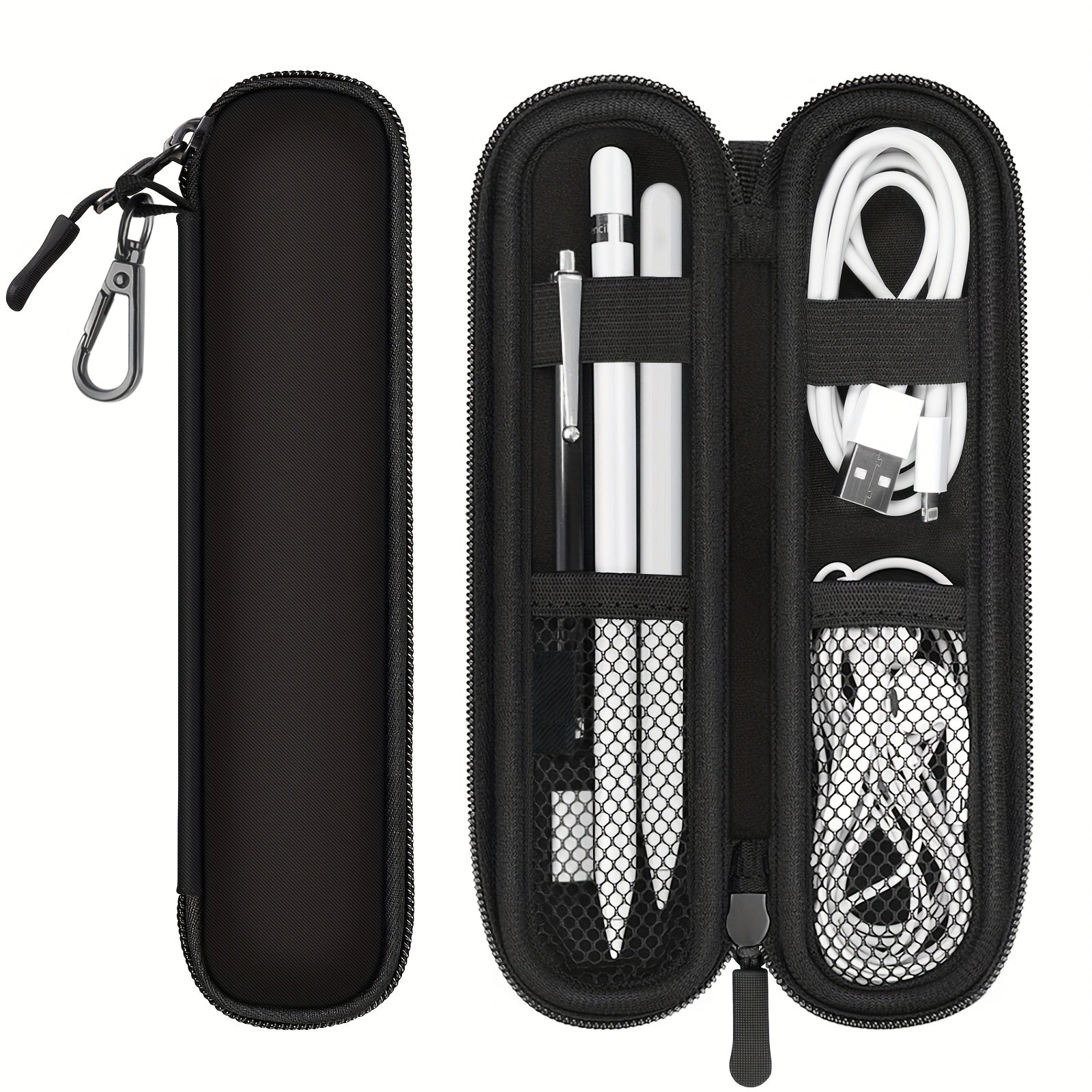 TEMU Diving Pen Case - Stylish Mixed Colors, Secure Zipper Closure, Ideal For Swimming & Outdoor Activities, Swimming Accessories