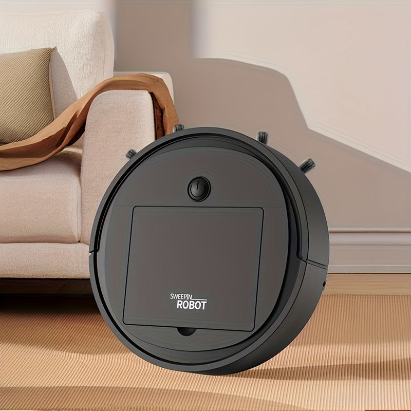TEMU Robot Vacuum Cleaner, 3-in-1 Intelligent Sweeping Robot For Sweeping, Vacuuming And Mopping, Mini Ultra-thin And Silent, Used For Hard Floors,