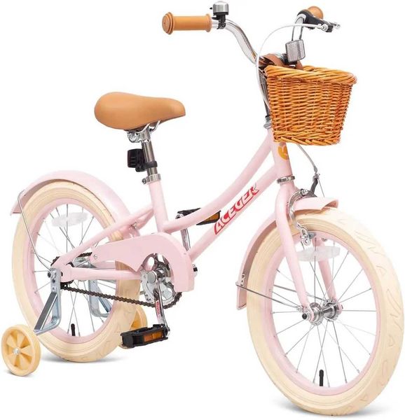 Bikes Ride-Ons Girls bicycle with basket childrens bicycle aged 3-13 years including roller coaster brakes and caliper brakes 14 16 18 inche
