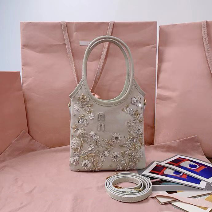 10A Mirrored Quality women bag Designer mini Tote Bag 20cm Shopping Bag Luxury Handbag Designer Bag Leather Shoulder Bag Open Handbag With box dust