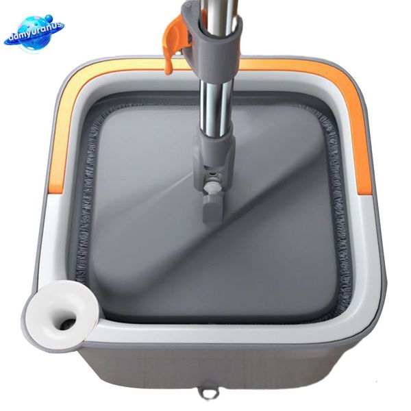 ddmyuranus Household Cleaning Water Separation 360 Rotating Automatic Floor Microfiber Free Hand Wash Mop with Bucket Self-Cleaning good