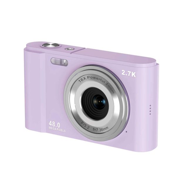 2.7K high-definition 48MP video recording digital camera with 16x digital zoom compact pocket camera with fill light used for home shooting