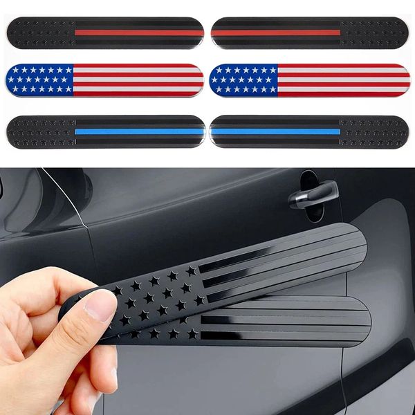 Party Decoration 1PC US Flag Modified Side Car Sticker For Truck Badge Emblem Decal Auto Accessories 15.2x2.5cm