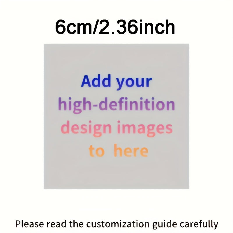 TEMU Personalized Uv Transfer Stickers, 1.18"-1.57"-1.97"-2.36" For Cups, Suitcases, Laptops | Durable, High Quality, Easy To Stick | Pets, Anime,