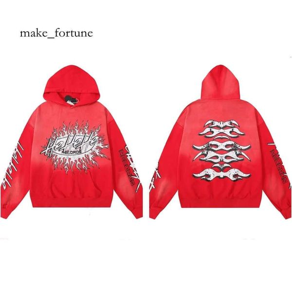 Mens Designer Hoodies Hoodie Graffiti Tracksuit Pullover Hooded Cotton Packets Graphic Printed Long Sleeve Thick Loose Hells Starlies Hoodie