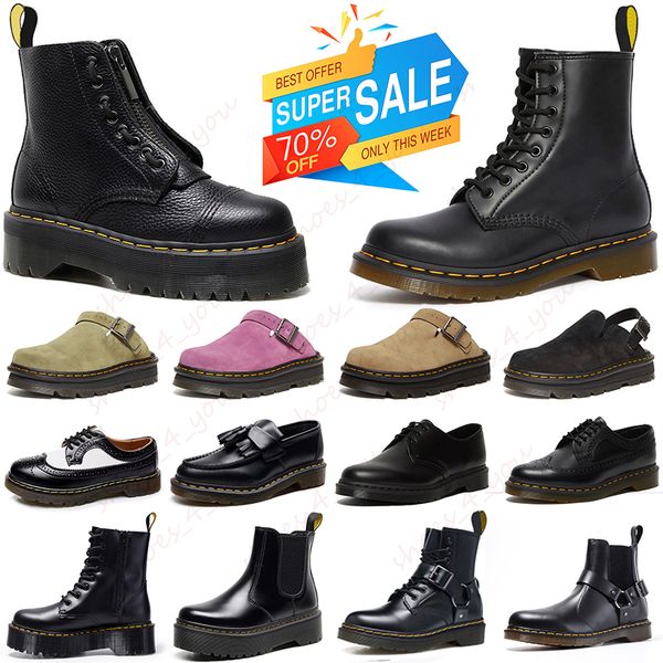 Designer martin boots women men mertinboots platform sneakers oxford shoes classic winter sandals outdoor snow warm booties luxury fashion l