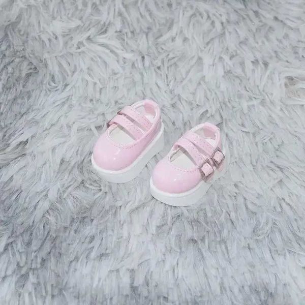 4 points BJD doll shoes 1-4 baby shoes thick high heels leather shoes bjd4 points mdd doll clothes accessoriessaleJ3O3