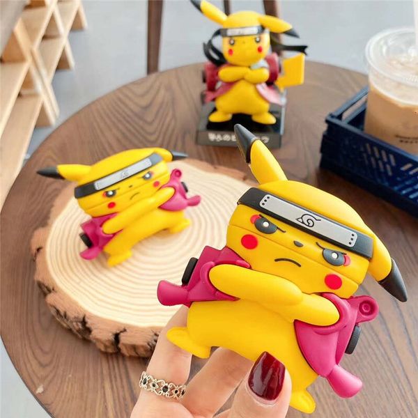 ddmygifts Creative parody of 3D cartoon 1-2 Bluetooth earphone protective case Pro3 suitable for fireshadow comparison card A