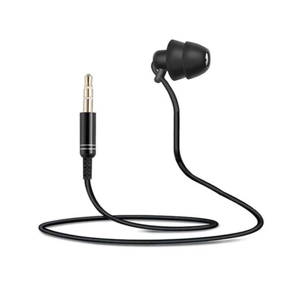 Headset 3.5mm Single Side In Ear Earphone Universal Earbud Black set for MP3 Drop Sing Z241106