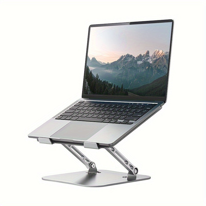 TEMU Laptop Stand By Topesel, Made Of Aluminum, Suitable For Folding Laptops, Portable Laptop Stand For 11-16 Laptops And Tablets, Available In
