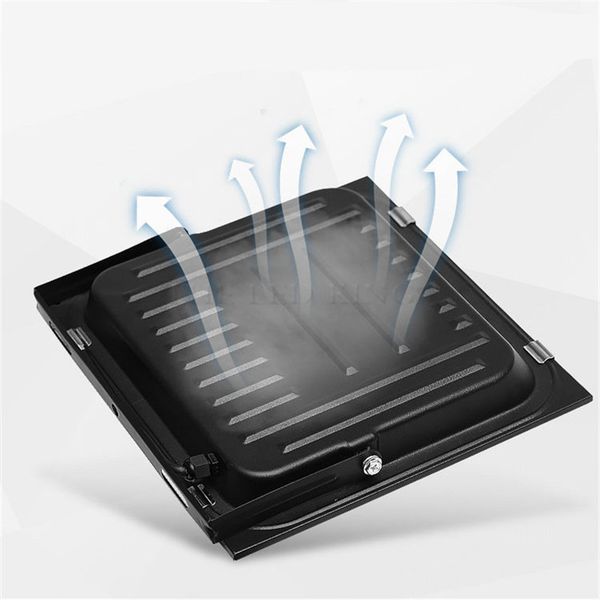 LED Flood Lights Outdoor Exterior Security Lights LED Street Wall Lamp IP66 Waterproof 6000K Cold White LED Projector Spotlight