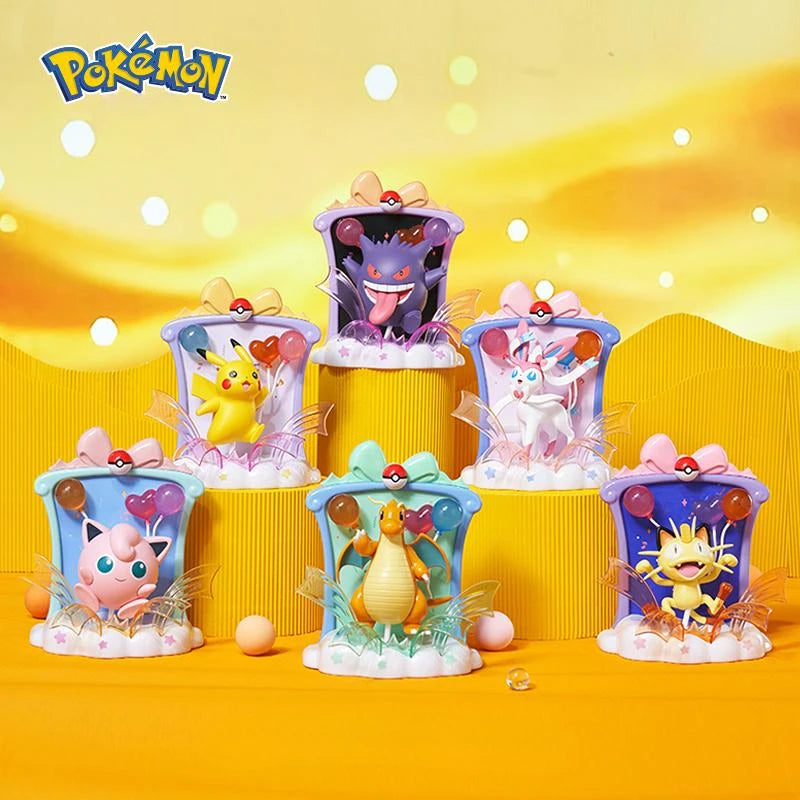 Pokemon Photo Frame Assembly Kit Wholesale - Pikachu Gengar Sylveon Kawaii Party Decor, Multi-Character 3D Puzzle Bulk Stock for Kids Gifts