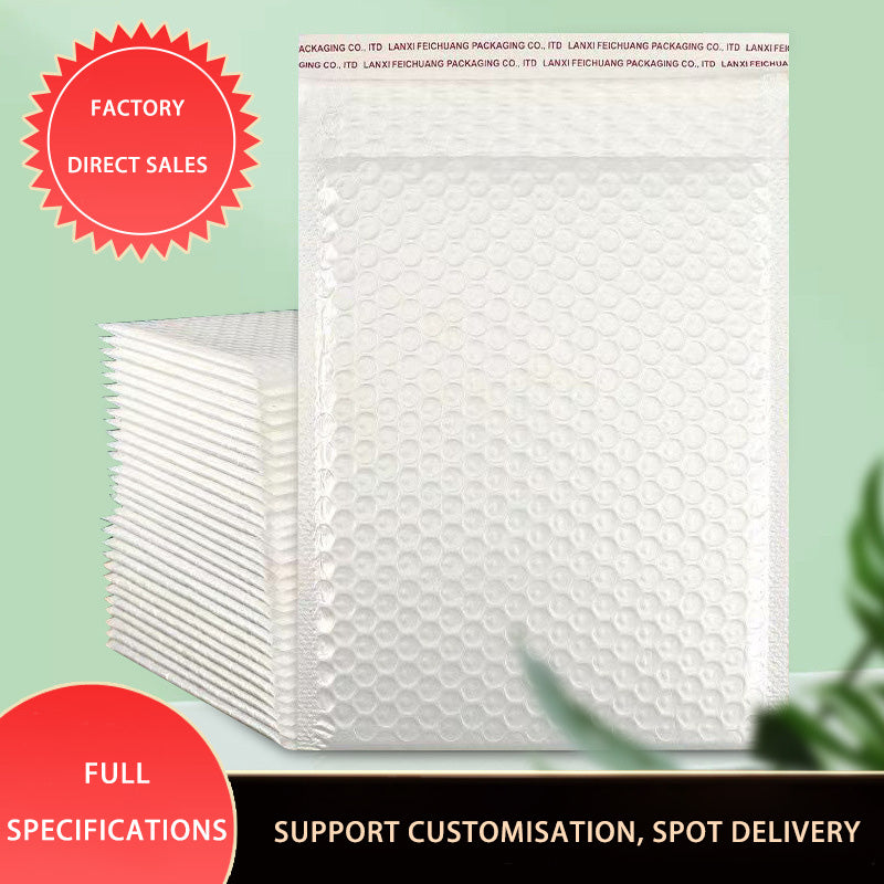 Waterproof Thick White Bubble Packing Sheets for Express Mailers - Bulk Supply
