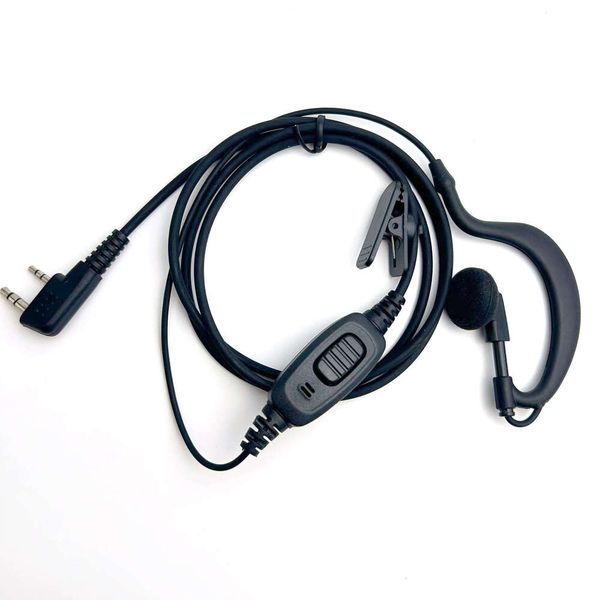 high quality plug-in microphone headset for walkie-talkie