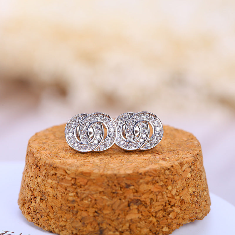 expend earrings designer luxury designer jewelry women jewelry silver jewellery copper 18k gold earrings designer earring for woman stud diamonds ea