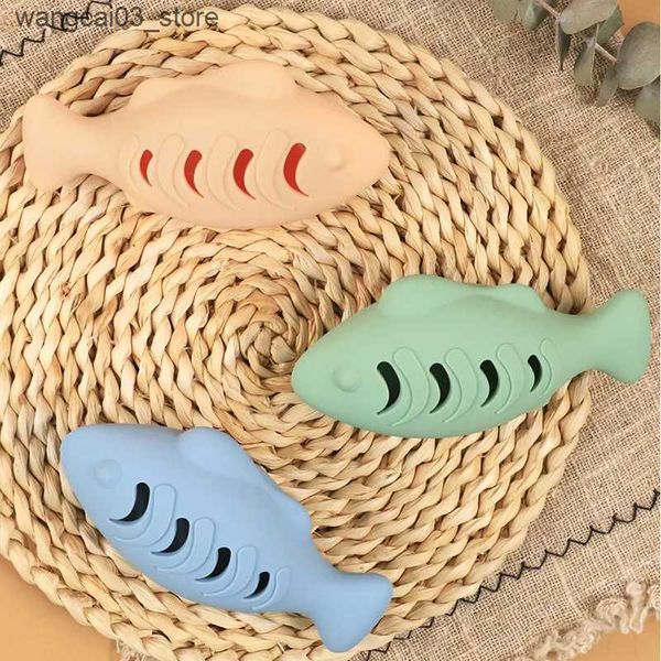 Decompression Toy New Fish-Shaped Cat Stress relief Toy interactive Bite-Resistant Pet Toy Catnip Cat food Magic Fish Animal decompression T