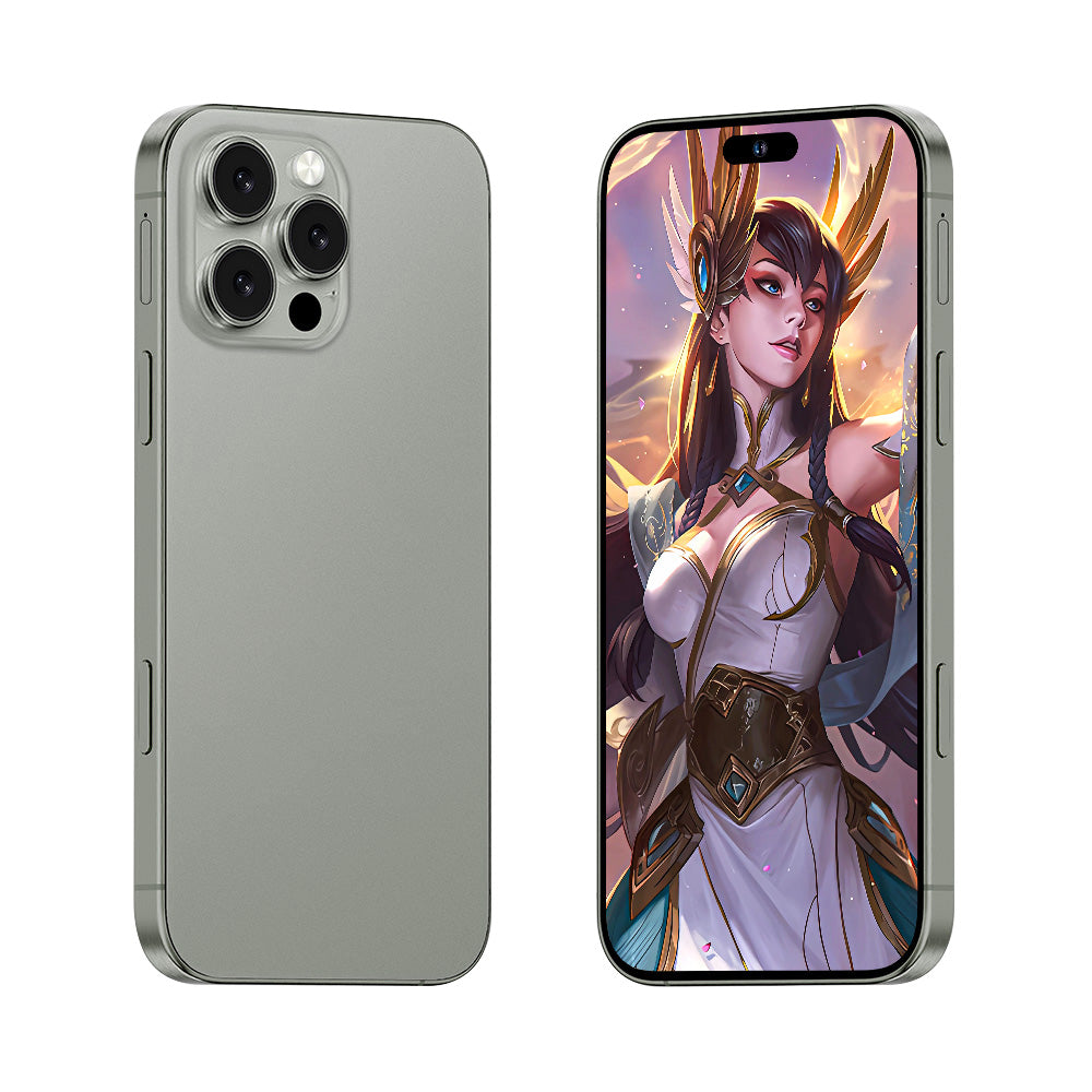 New i16 pro ple iphoneX in iphone 16 pro style phones network Unlocked with 16 pro box Camera appearance 5G RAM smartphones