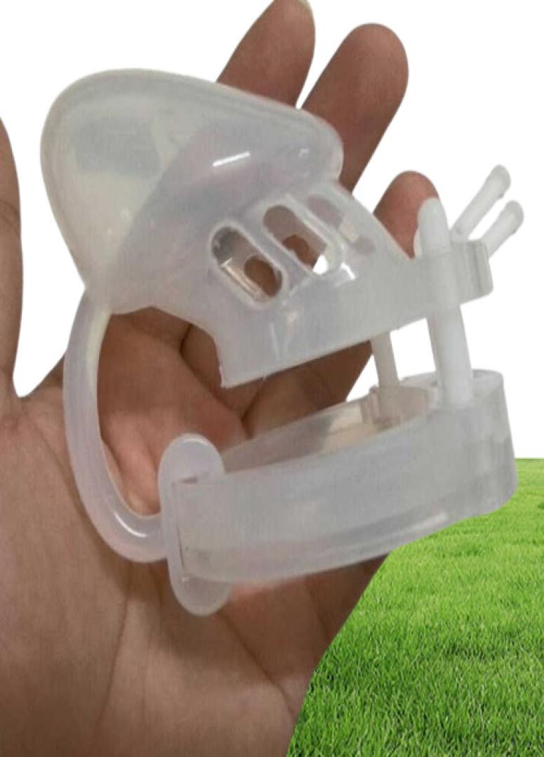 2015 NewComfortable Soft Silicone Male Chastity Device Cb6000 Penis Sleevechastity Belt Unique Designmore Solid Cock Cage Y201115998070