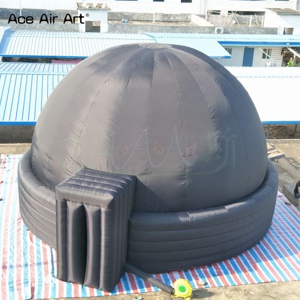 wholesale Portable Astronomical Education House Inflatable Starlab Projector Screen Tent Museum Dome with Zipper Door Planetarium Dome Divid