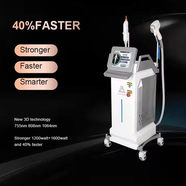 Diode Hair Removal Laser Pico Pigmentation Correctors 2 in 1 Nd Yag Cleaning Pores Tattoo Removal Picosecond Machine