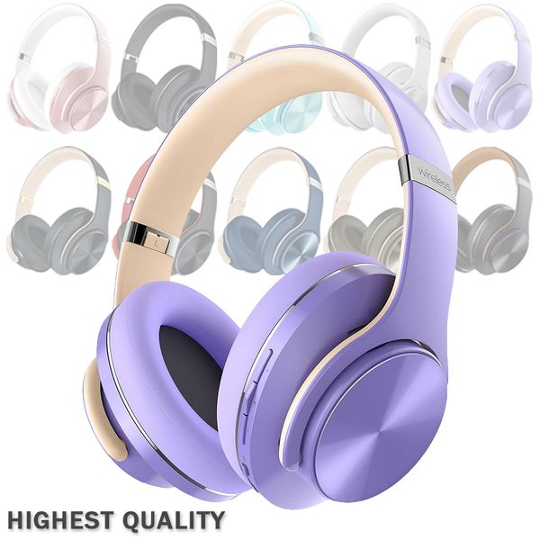 Wireless Headphones DOQAUS voque5 Bluetooth Hea dohones Over Far Noise Isolating HiFi Stereo Headnh ones with Deep Bass Microphone