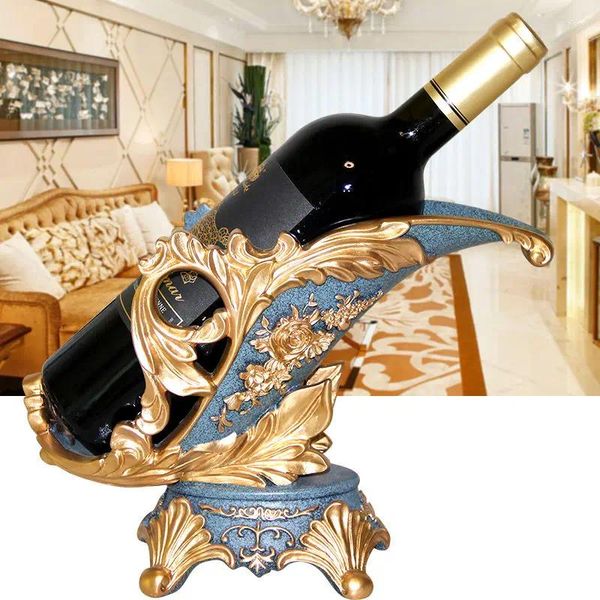 Decorative Plates Resin Vertical Chef Wine Rack Dining-Table Bar Living s Bottle Holder European Household Goods Accessories