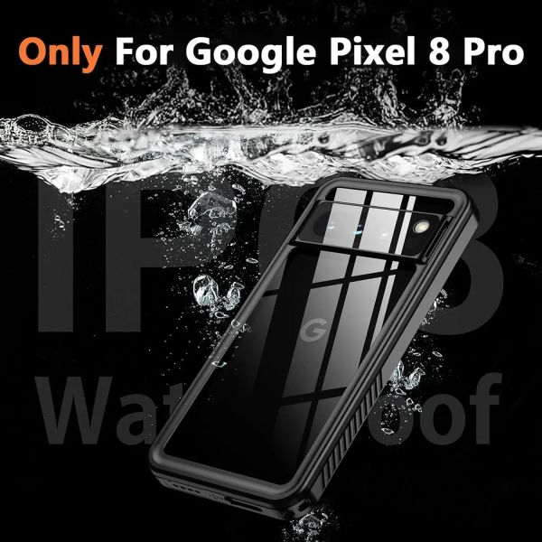 Luxury Shockproof Armor Case IP68 Waterproof Case For Goolge Pixel 8 7 Pro Pixel 6a 7A Diving Swim Outdoor Sports Climbing Cover