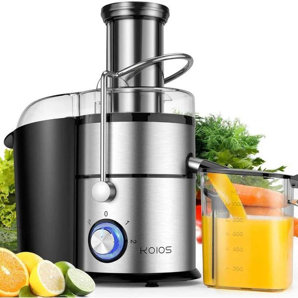 Centrifugal Juicer Machines Juice Extractor with Extra Large 3inch Feed Chute Full Copper Motor Titanium-Plated Filter CL24815