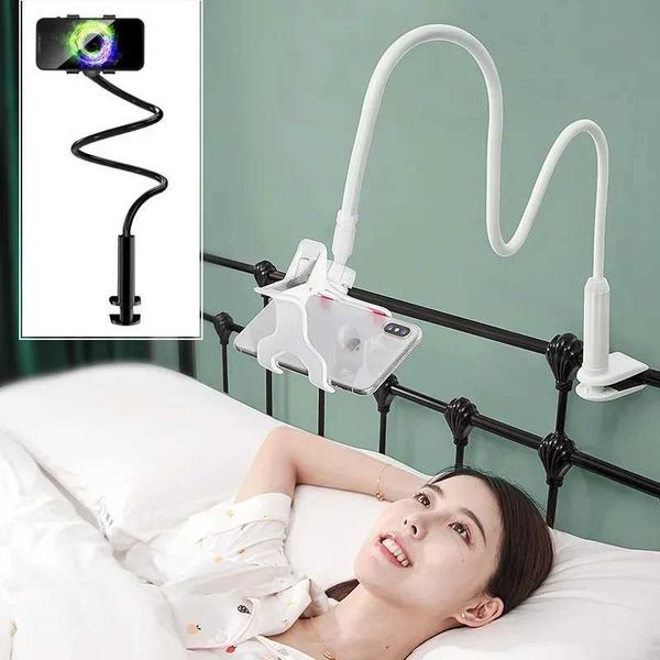 360 Clip Mobile Phone Stand Portable Lazy Bed Desktop Stand Smartphone Stand Base Port 75cm Y241106