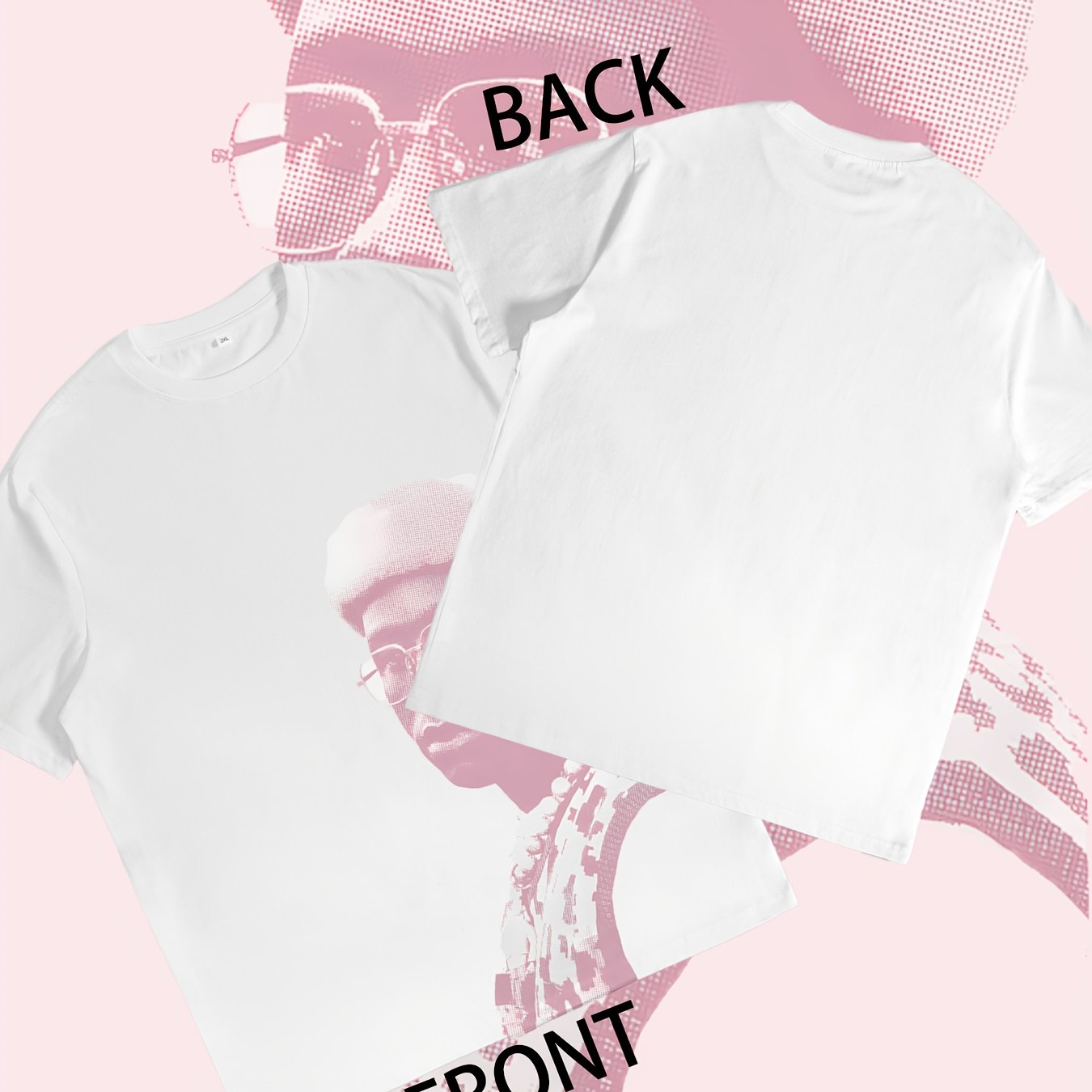 TEMU Men's Casual Cotton T-shirt - 180gsm Soft & Comfortable, Royal Blue With "" Graphic, Round Neck, Short Sleeve, Lightweight Summer Tee For Casual