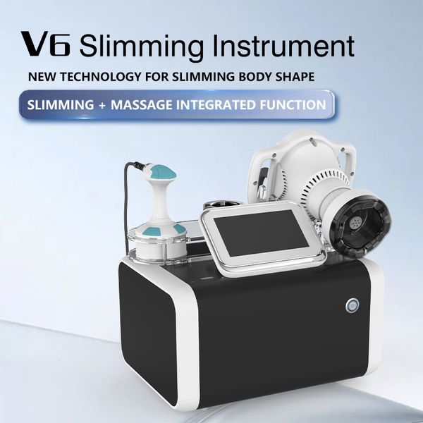 2 Handles V6 Vela Vacuum Cavitation Body Slimming Weight loss Skin Lifting RF Rolling Massage Vacuum Physiotherapy Anti-aging Anti-cellulite