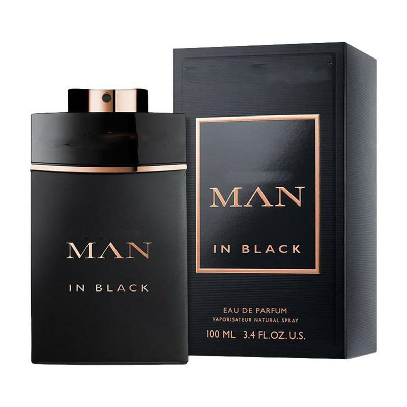 Luxury Perfume Men Body Spray EDP Cologne IN BLACK 100 ML Natural Long Lasting Pleasant Fragrance Male Charming Scent for Gift EAU DE PARFUM 3.4 fl.