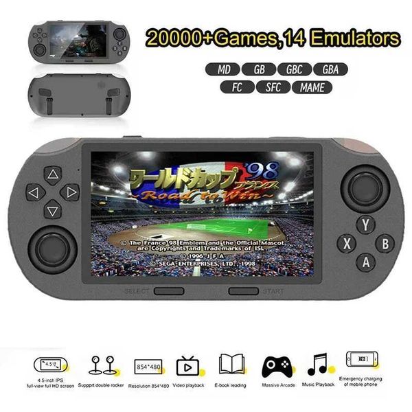 SF3000 Portable Handheld Game Player 4.5 Inch IPS Sn Retro Video Game Console Built-in 20000+ Games for PS1-GBA-SFC-MAMEC250212