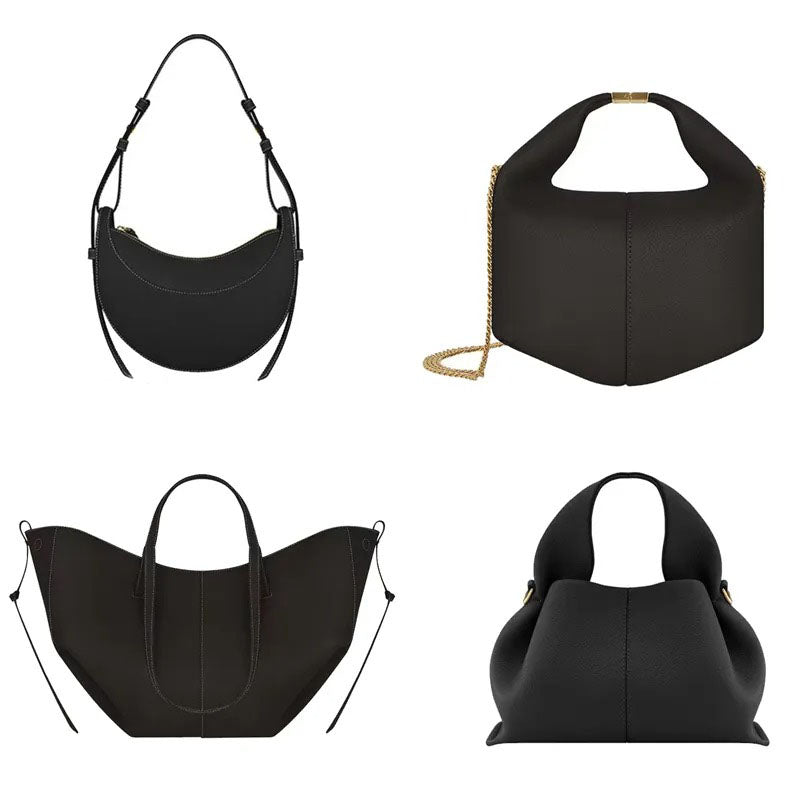 Mirror Quality Designer Bag For Womens Crossbody Tote Underarm Crescent Bags Luxury Mens Leather Clutch Shoulder Bags Lady Handbag Satchel Keepall B