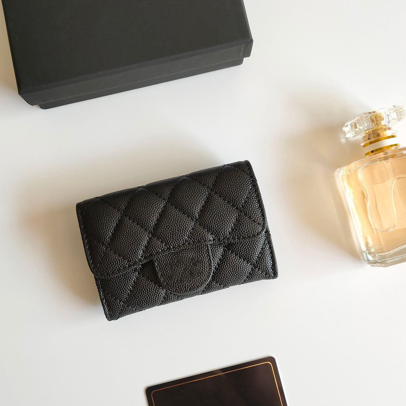 Wallet Designer Card Holders Designer Coin Pouch Designer Handbags For Women High Quality Caviar Cowhide Flap Bag Luxury Purses With Box Card Case D