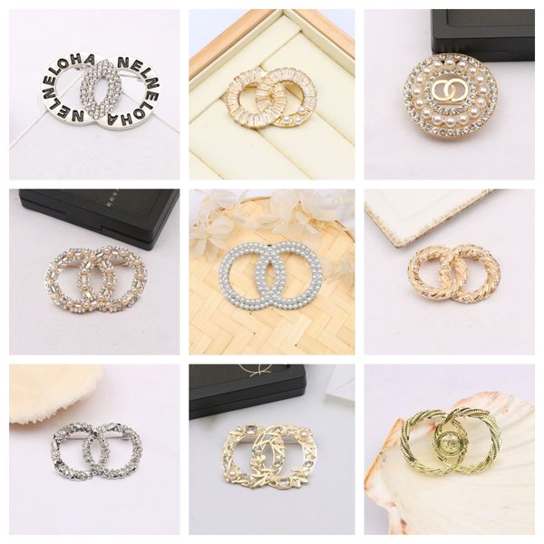 S Classic Designer Pins Rhie Fashion Unisex Jewelry Brand Broruach Clothing Casar