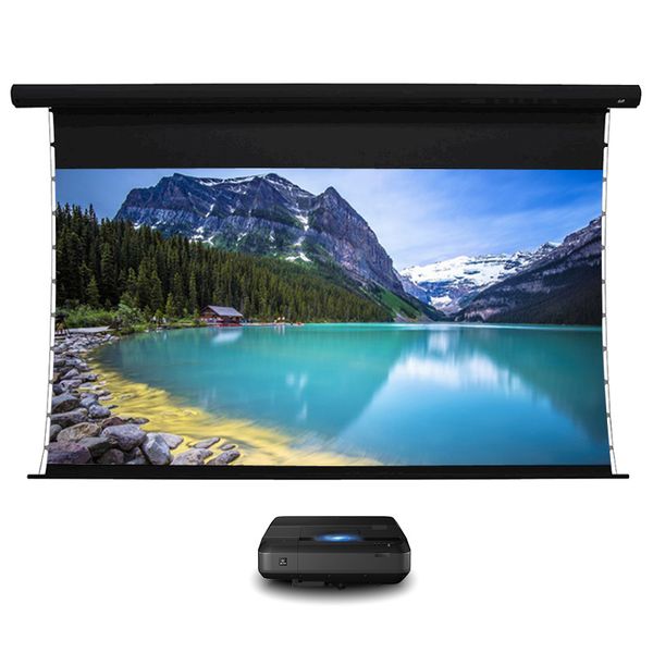 Hot 120&quot; 4K PET Crystal CLR Ultra Short Throw Projector screen ambient light rejecting ust alr screen for fengmi vava 4K