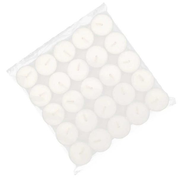 50 Pcs 8 Hours Tea Lights Candles Natural Paraffin Wax Unscented Smokeless Votive Candles for Wedding Party Event New Year Y240815