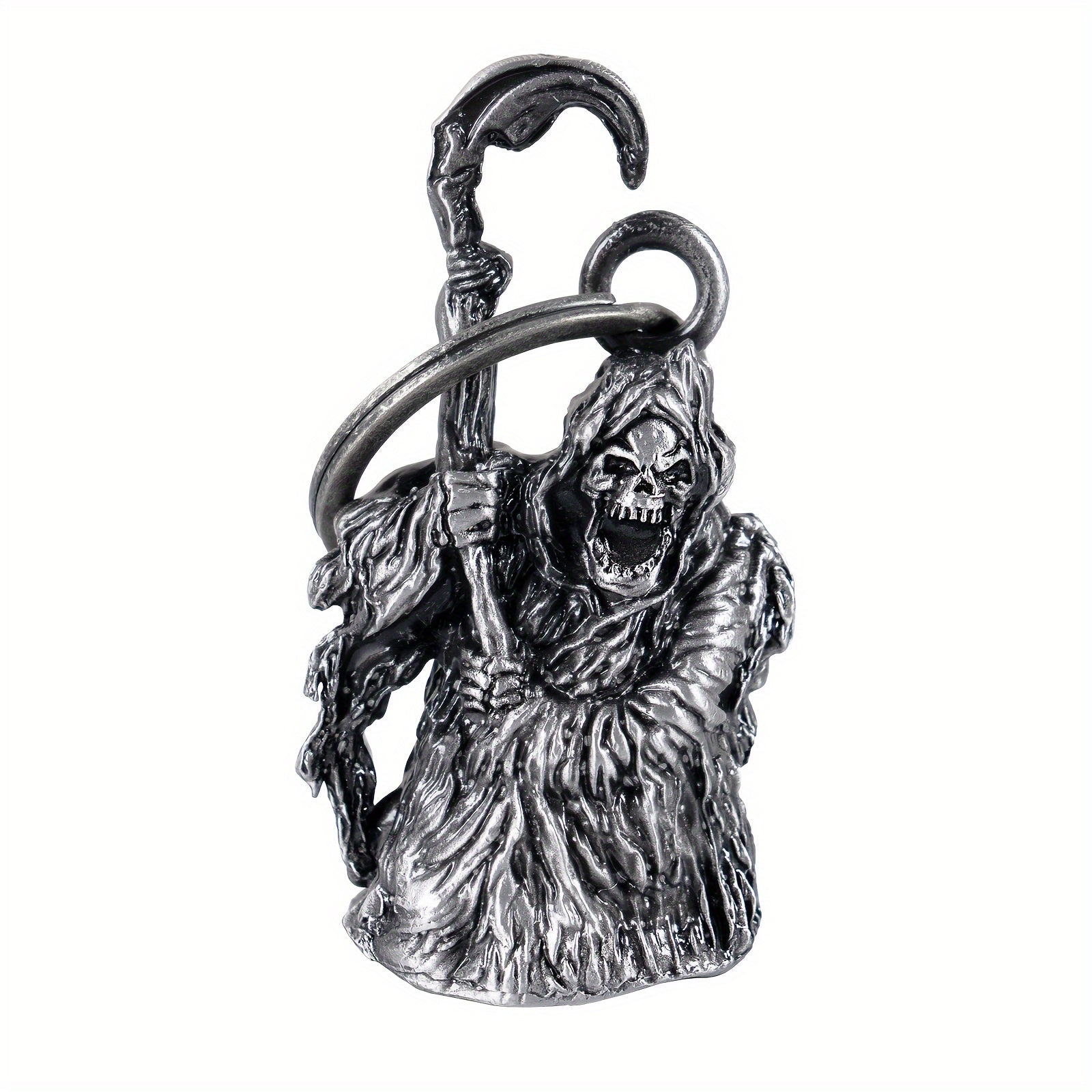 TEMU -, Motorcycle Bell For Bikers Women Men W-hanger, For , Good Luck Riding Bell Spirit Bell Moto Accessories