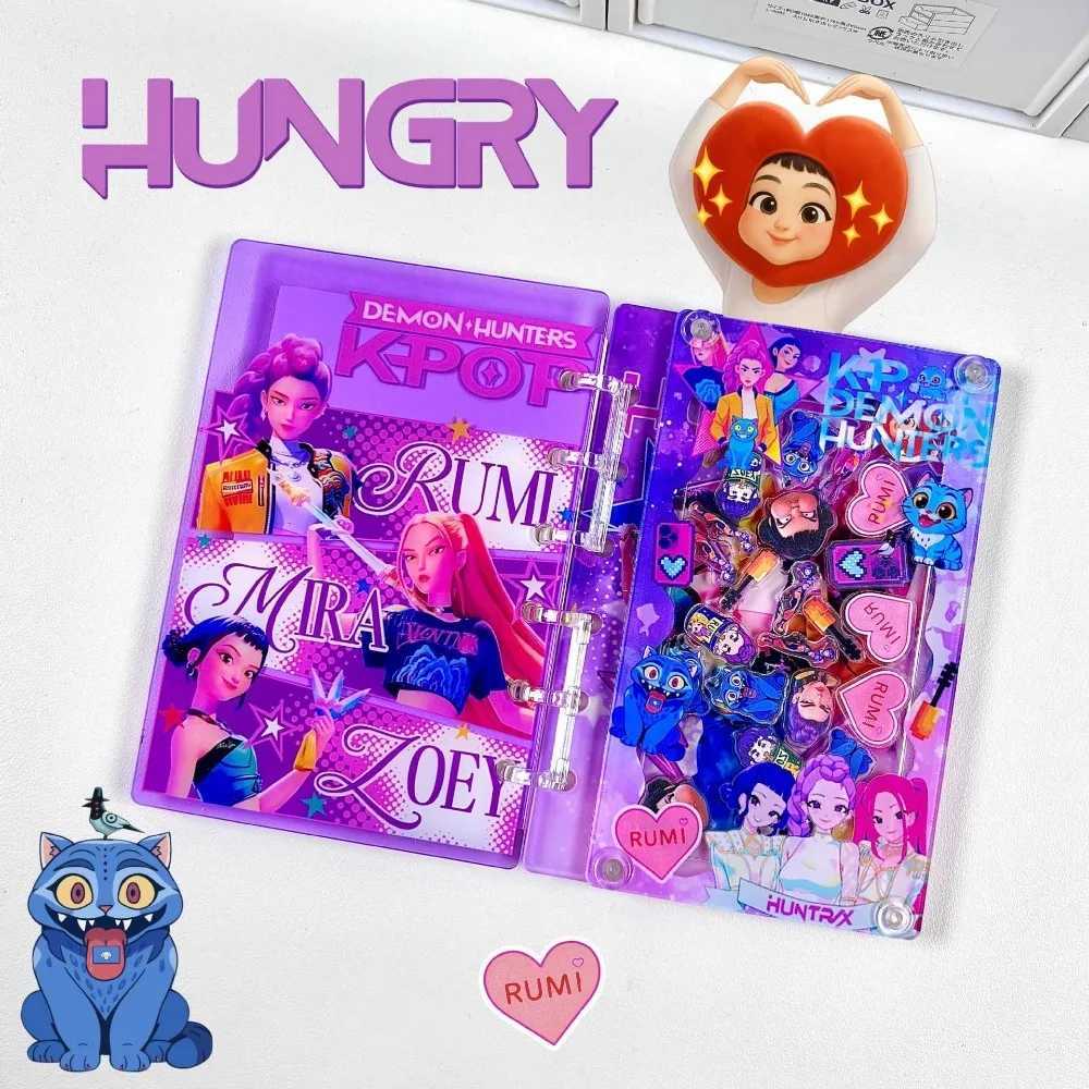 A7 Kpop Demon Hunters Notebook and Journals Rumi Mira Zoey Binder Cartoon Anime Pattern Stationery Supplies Back To School Gifts J251022