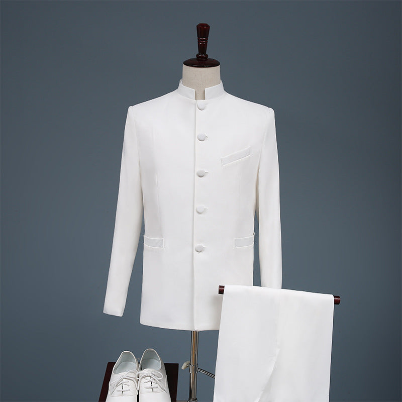 158 Professional Formal Suit Set for Groomsmen - Elegant Wedding Attire