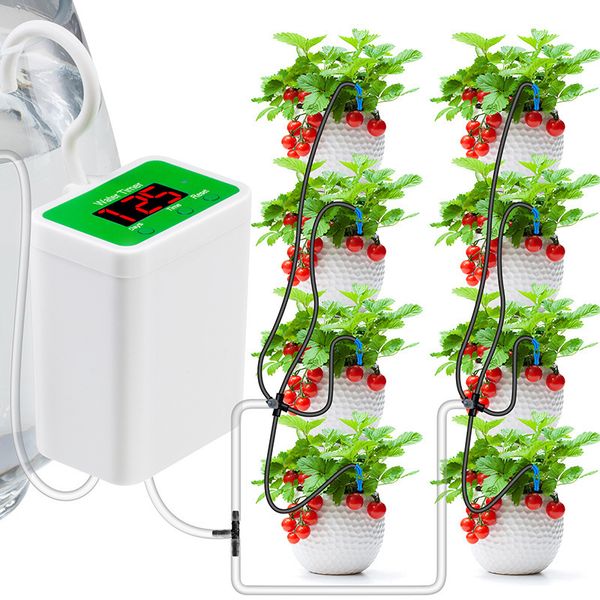Watering Equipments Sprinkler Irrigation Watering Drip Timer Intelligent Flower Garden Cultivation Automatic Lazy Man Water Drip Pot Plant S