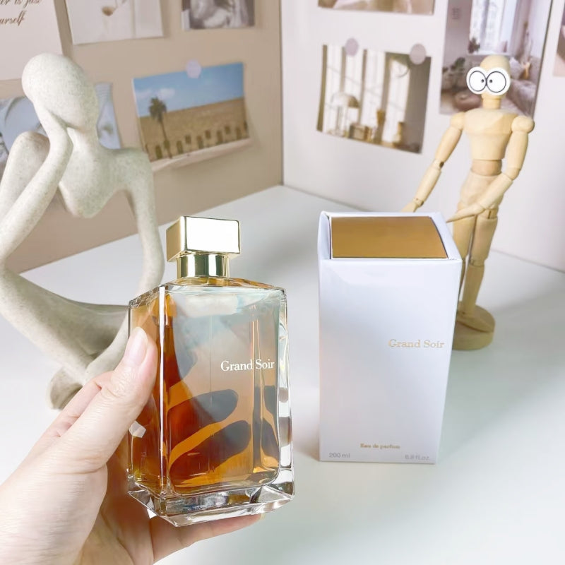 High quality Perfume Grand Soir 200ml incense intense bottle for mens charming smell Eau De Parfum Fragrance Man Woman Cologne Spray Long Lasting Sm