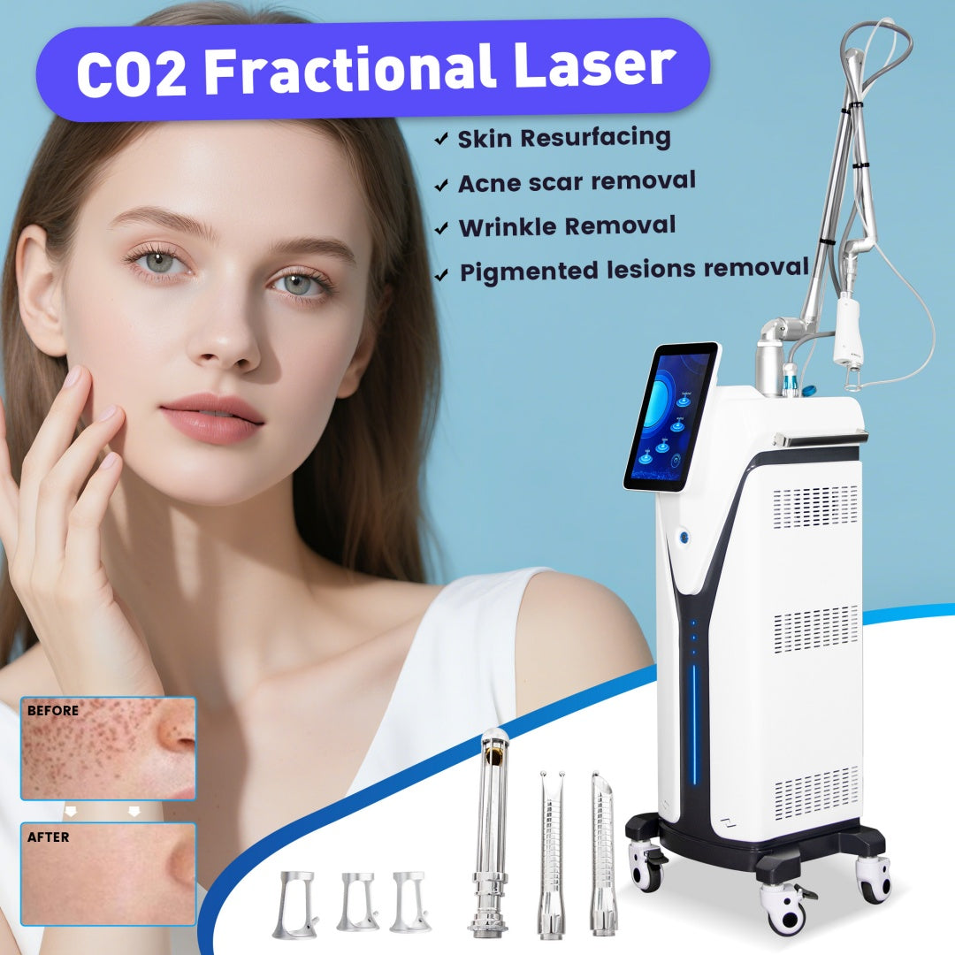 CO2 Fractional Laser Beauty Device For Deep Skin Renewal Scar Repair Anti-Aging Skin Care And Stretch Mark Reduction In Professional Cosmetic Use