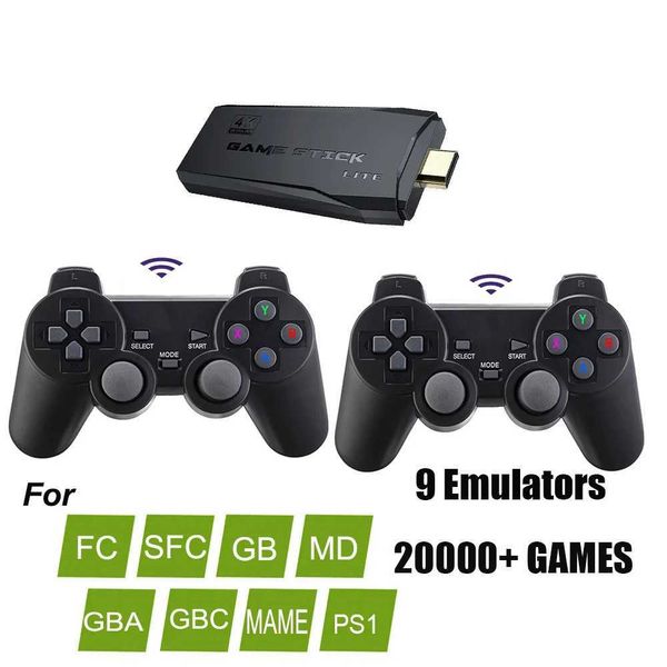 Video Game Console Game Stick Lite 4K 20000 Games HD Retro Classic Arcade Emulador Wireless TV Gaming ConsoleXJ241204