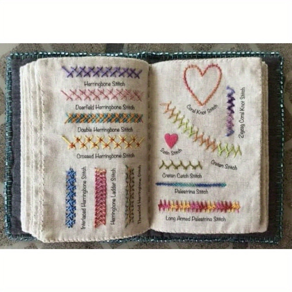 TEMU Diy Book, Embroidery Book, Embroidery Sewing Book, Embroidery Book, Sewing Books For Beginners Adult (#b)