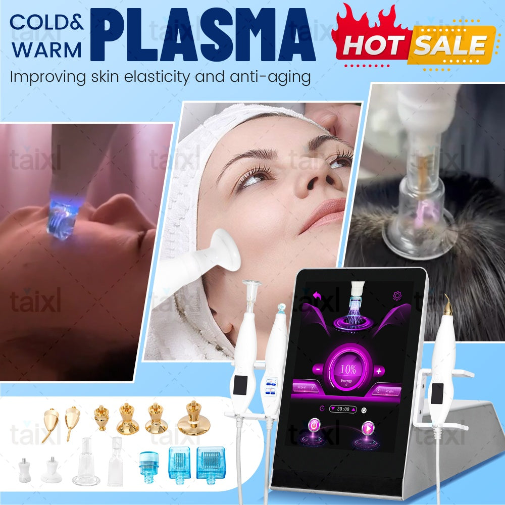 New 8 In 1 Pigmentation Treatment Plasma Machine Device Easy Adjust Energy Hot And Cold Therapy Skin Care Tool Suitable for home and beauty salon